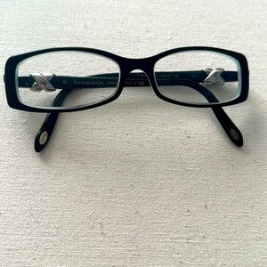 Tiffany & Co. TF2016 8055 Top Black/Blue Women’s Script Eyeglasses